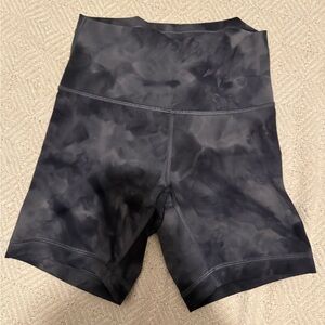 Lululemon Wunder Train High Rise Biker Shorts